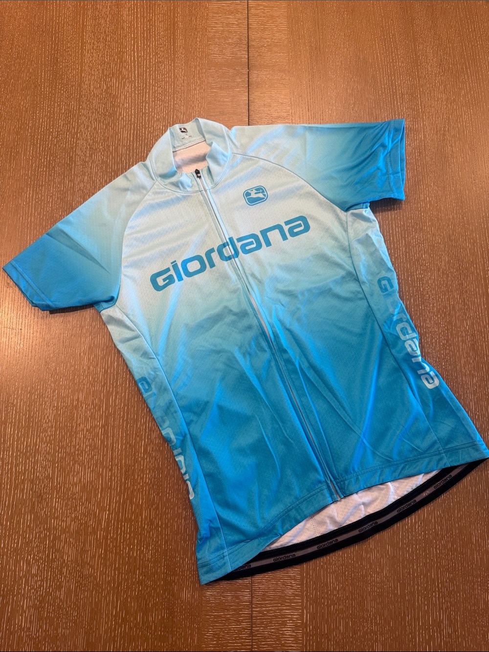 Giordana Women's Blue Gradient Cycling Jersey